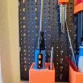 Bộ giá treo dụng cụ 3D cho bảng pegboard Parkside (Lidl) - Thumbnail 2