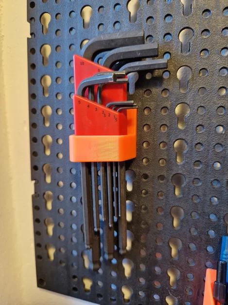 Bộ giá treo dụng cụ 3D cho bảng pegboard Parkside (Lidl) - Image 4