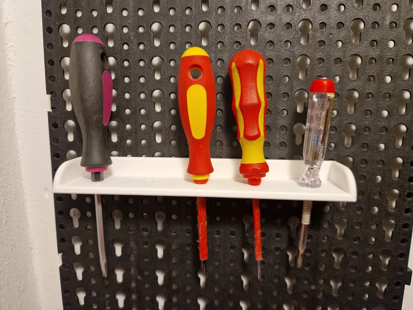 Bộ giá treo dụng cụ 3D cho bảng pegboard Parkside (Lidl) - Image 22
