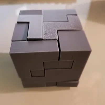 Bộ Xếp Hình Cube Puzzle 5x5x5 (14 Mảnh) - Thử Thách Trí Tuệ Khó