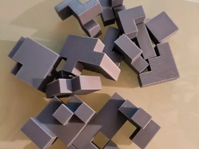 Bộ Xếp Hình Cube Puzzle 5x5x5 (14 Mảnh) - Thử Thách Trí Tuệ Khó - Image 3