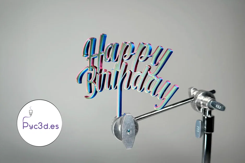 CAKE TOPPER HAPPY BIRTHDAY - Trang Trí Bánh Kem Sinh Nhật - Image 3