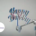 CAKE TOPPER HAPPY BIRTHDAY - Trang Trí Bánh Kem Sinh Nhật - Thumbnail 3