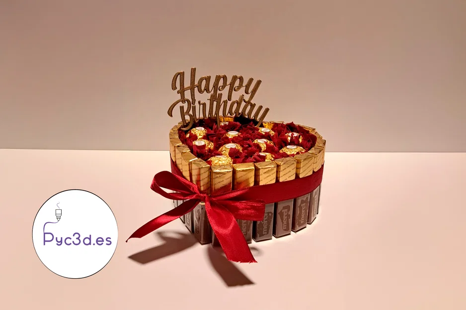 CAKE TOPPER HAPPY BIRTHDAY - Trang Trí Bánh Kem Sinh Nhật - Image 4