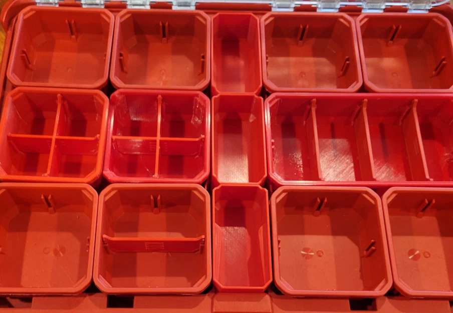 Khay Đựng Rãnh Giữa Tương Thích Milwaukee Packout Low Profile Organizer - Image 1