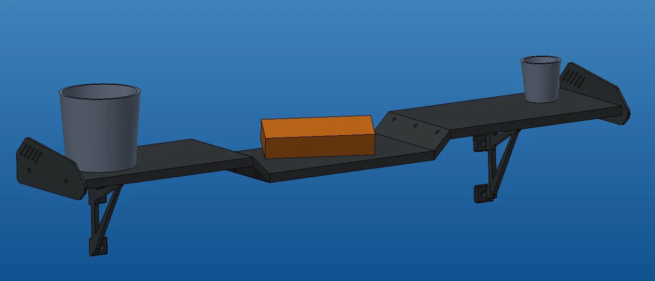 Kệ treo tường phong cách cánh gió xe hơi cực chất cho góc làm việc - Image 4