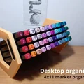 Khay để bút để bàn - Bộ tổ chức 44 ngăn cắm bút (4x11) - Thumbnail 1