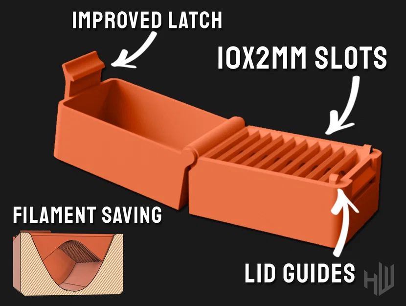 Hộp Đựng Phím Đàn Guitar V3 – Nhỏ gọn, In liền khối, Tiện lợi - Image 2