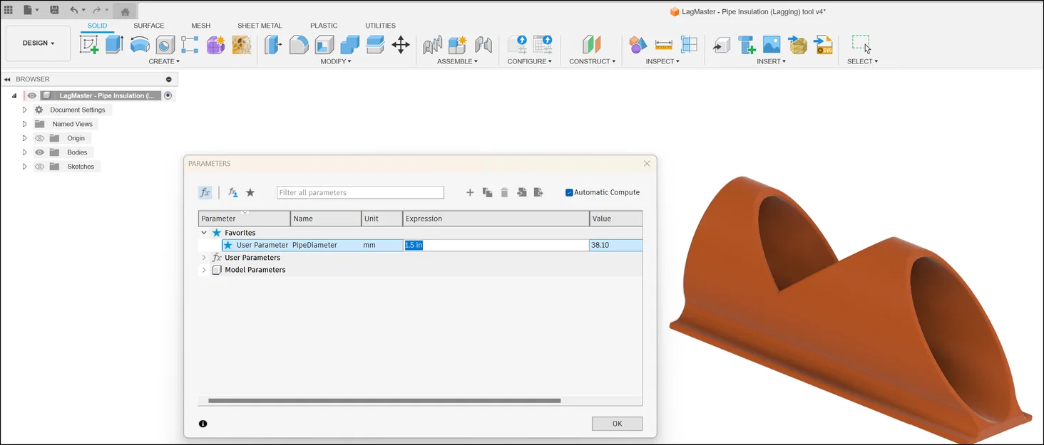 LagMaster - Hướng dẫn tham số để cắt ống cách nhiệt - Image 3