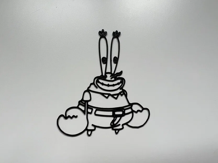 Tranh treo tường (Wall Art) ông Krabs #1 (SpongeBob) - Image 1