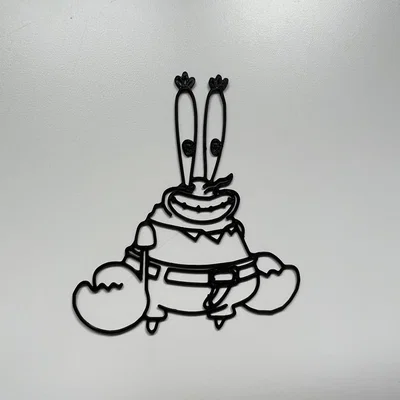 Tranh treo tường (Wall Art) ông Krabs #1 (SpongeBob)