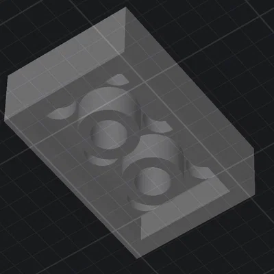Mô hình gạch lắp ráp trang trí 3D (Phiên bản phóng lớn)