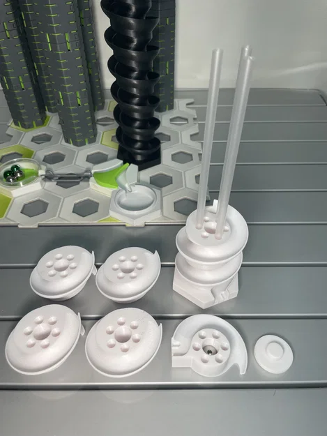 Spiral Fall cho Gravitrax V2 (hỗ trợ chiều cao lên tới 20cm) - Image 6