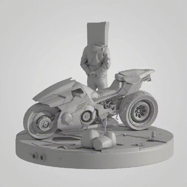 Mô hình Cyberpunk Yaiba Kusanagi CT-3X (Tỉ lệ 1/18, 1/12, 1/7) - Thumbnail 2