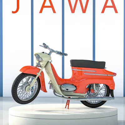 Mô hình xe Jawa 50 (tỉ lệ 1/18, 1/12, 1/7)