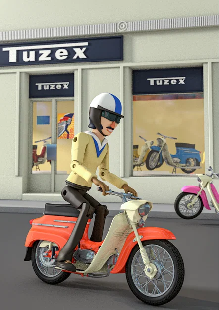 Mô hình xe Jawa 50 (tỉ lệ 1/18, 1/12, 1/7) - Image 4