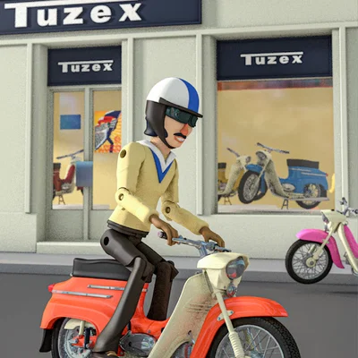 Mô hình xe Jawa 50 (tỉ lệ 1/18, 1/12, 1/7)