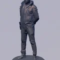 Mô hình nhân vật Cyberpunk Style Guy 1/18 - In 3D không cần support - Thumbnail 1
