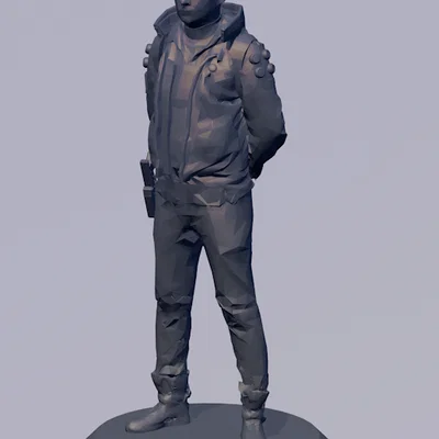 Mô hình nhân vật Cyberpunk Style Guy 1/18 - In 3D không cần support
