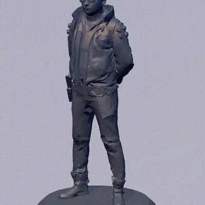 Mô hình nhân vật Cyberpunk Style Guy 1/18 - In 3D không cần support