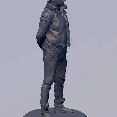 Mô hình nhân vật Cyberpunk Style Guy 1/18 - In 3D không cần support
