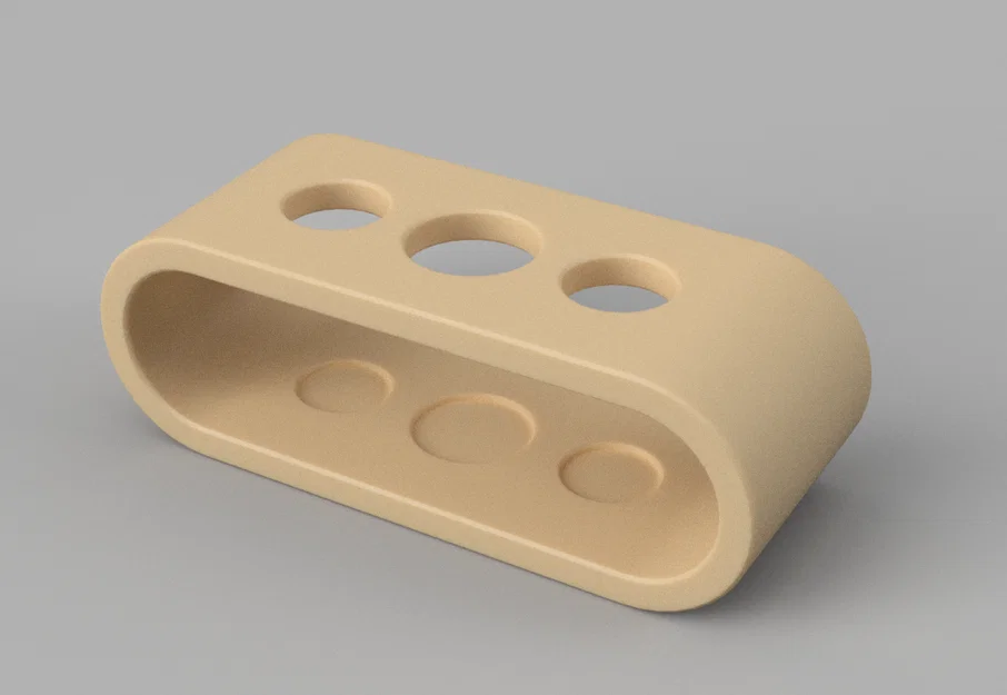 Giá đỡ bàn chải điện và kem đánh răng tối giản - Thiết kế in 3D - Image 2