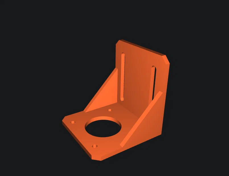 Pat gắn động cơ bước Nema 17 L-Bracket tiện lợi cho máy in 3D - Image 1