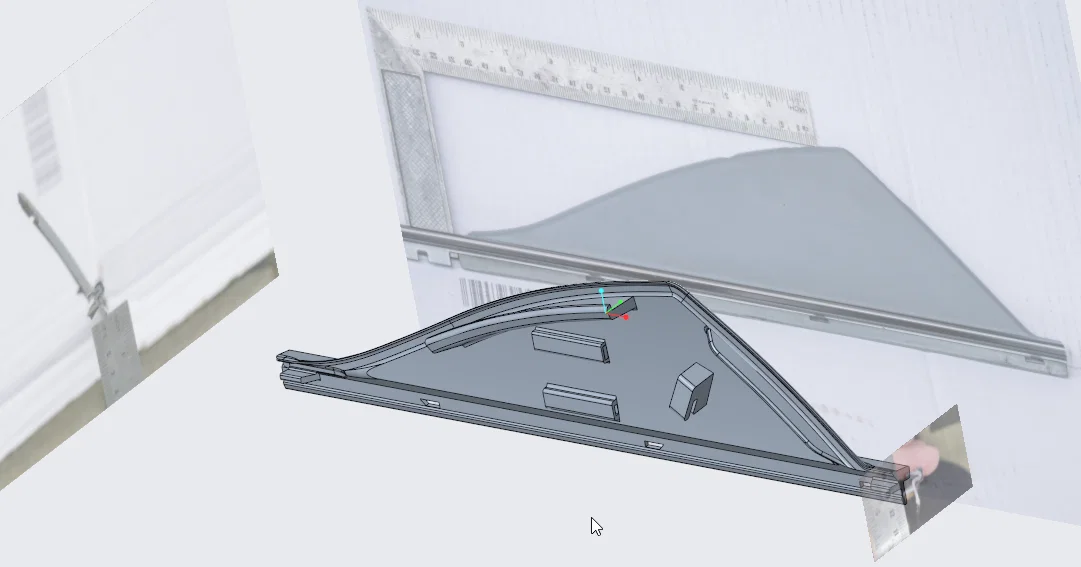 Nắp che bộ hỗ trợ dây an toàn cho Mercedes Benz C124 - Image 1