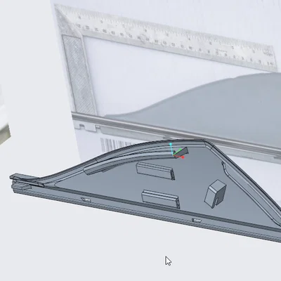 Nắp che bộ hỗ trợ dây an toàn cho Mercedes Benz C124