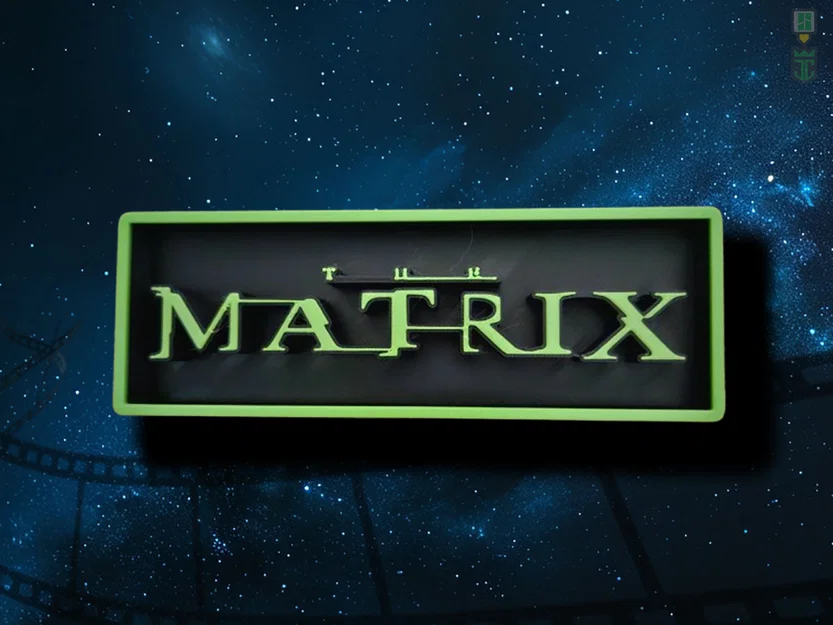 Hộp Bảng Hiệu Phòng Phim Matrix (Matrix Cinema Film Room Sign Box) - Image 1