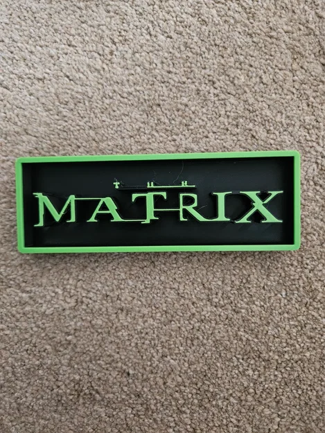 Hộp Bảng Hiệu Phòng Phim Matrix (Matrix Cinema Film Room Sign Box) - Image 2