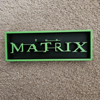 Hộp Bảng Hiệu Phòng Phim Matrix (Matrix Cinema Film Room Sign Box)