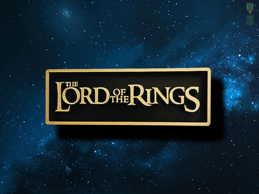 Bảng hiệu trang trí phòng chiếu phim Lord of the Rings - Image 1