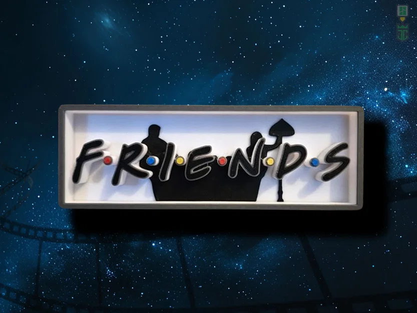 Bảng Hiệu Trang Trí Phòng Phim Chủ Đề Friends Tv Series - Image 1