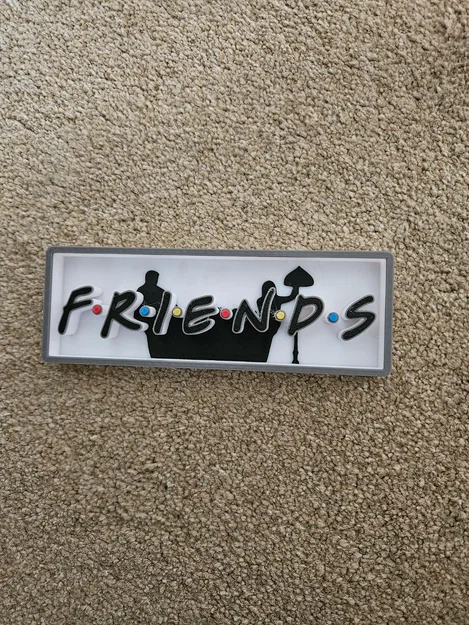 Bảng Hiệu Trang Trí Phòng Phim Chủ Đề Friends Tv Series - Image 2