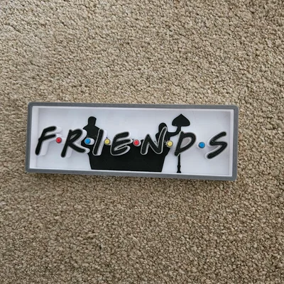 Bảng Hiệu Trang Trí Phòng Phim Chủ Đề Friends Tv Series