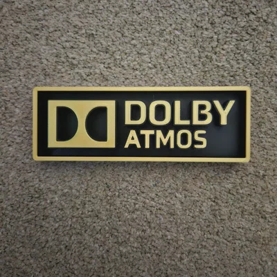 Biển hiệu hộp đèn Dolby Atmos cho phòng chiếu phim