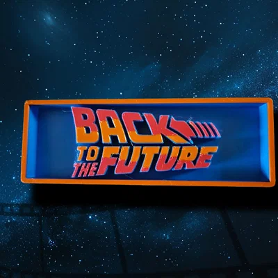 Bảng hiệu trang trí phòng chiếu phim Back to the Future
