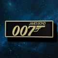 Bảng hiệu trang trí phòng chiếu phim 007 James Bond - Thumbnail 1