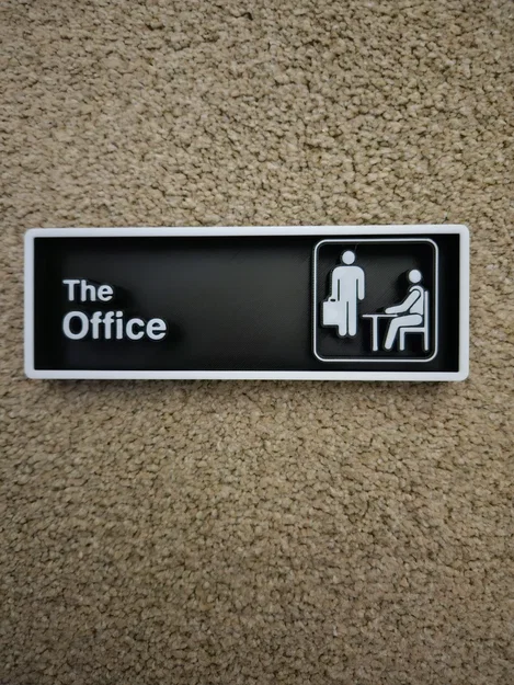 Bảng hiệu trang trí phòng phim The Office Cinema - Image 2