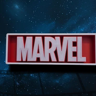 Hộp Bảng Hiệu Phòng Phim Marvel (Marvel Cinema Film Room Sign Box)