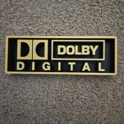 Bảng hiệu trang trí phòng phim Dolby Digital Cinema