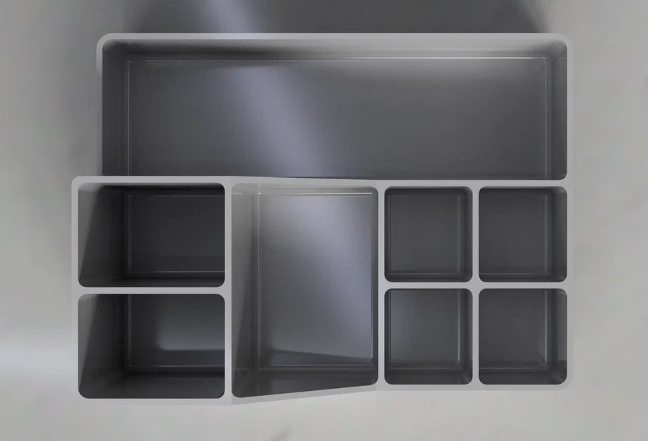 Khay Đựng Đồ Để Bàn Đa Năng 120x90mm - Gọn Gàng, Tiện Lợi - Image 2