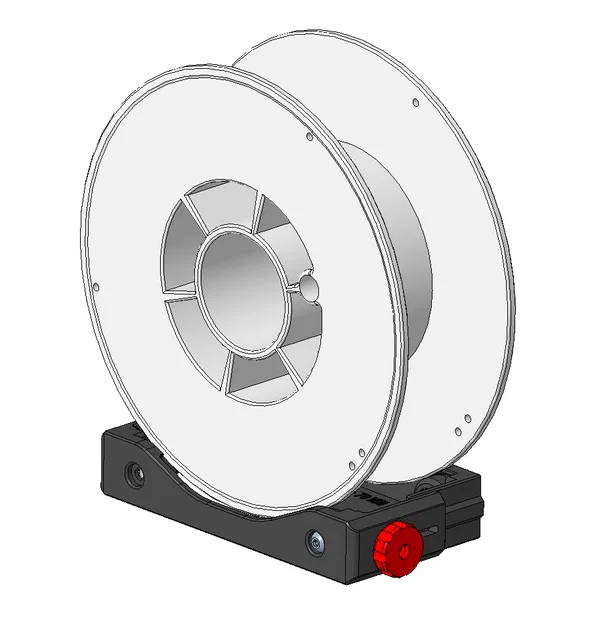 Giá đỡ cuộn nhựa E3NG dùng bánh xe POM với độ rộng tùy chỉnh - Image 2