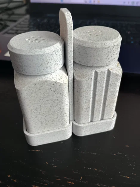 Bộ Hũ Đựng Muối Tiêu Dễ In, Không Cần Support - Image 2