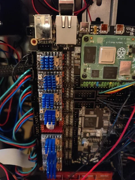 Bộ giá đỡ quạt tản nhiệt 5015 cho bo mạch BTT Manta M8P - Image 3