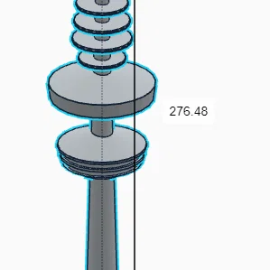 Mô hình tháp truyền hình Telemichel Hamburg - In 3D ấn tượng