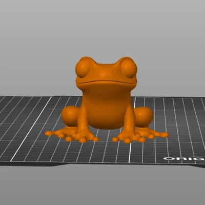 Mô hình in 3D Ếch con Kawaii đáng yêu - File STL chất lượng