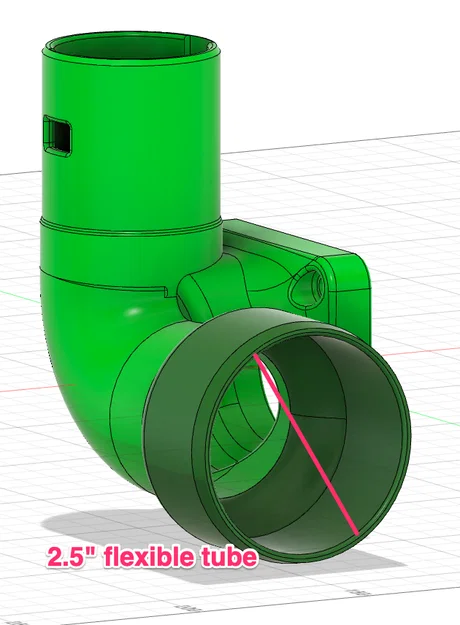 Bộ chuyển đổi hút bụi phía sau cho Makita LS1219/LS1219L/LS1019/LS1019L - Image 2