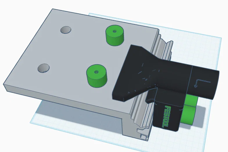 Phụ kiện hút bụi kẹp bàn cho bàn làm việc đa năng Festool MFT/3 - Image 2